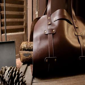 Wood Carrier Firewood Leather Wood <b>Log</b> Firewood Storage <b>Fireplace</b> Accessories Wood Tree Holder LLR-0006D - Product Image 3