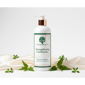 Après-shampoing fortifiant professionnel RedMoringa Biotin 250 ml, formule naturelle anti-chute pour cheveux secs, fabriqué en Italie - Product Image 1