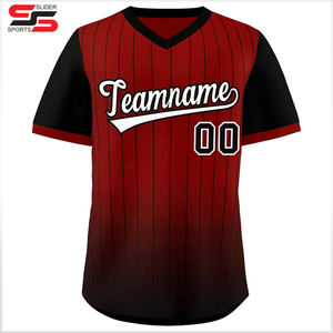 เสื้อเบสบอลใส่ได้ทั้งชายและหญิงเสื้อสวมหัวคอวีแบบแห้งเร็วระบายอากาศได้ดีชุดกีฬาไซส์ใหญ่พิเศษสำหรับเด็กผู้ชายและผู้เล่นซอฟต์บอล - Product Image 4