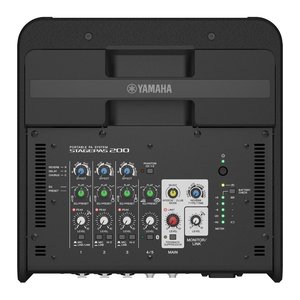 Enceinte active Yamaha Stagepas 200 180W avec woofer de 8 pouces pour spectacles en direct - Product Image 4