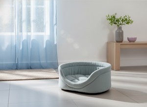 Cama Ovalada para Mascotas con Laterales Altos No. 3 telas Oxford 55*41*16 - Product Image 5
