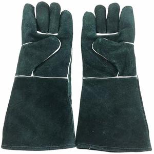 High Performance Polyethylene <b>Textured</b> Welding Safety Gloves 16INCH Length Silicone-free <b>Powder</b>-free AB Grade CE Standard - Product Image 5