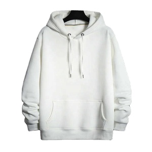 Sudadera con capucha para hombre con logotipo personalizado de calidad al por mayor con técnicas bordadas Tallas grandes Color negro de gran tamaño - Product Image 5