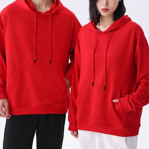 Alta calidad 260g poliéster diseño personalizado sudaderas con capucha en blanco de gran tamaño con capucha hombro caído sudaderas con capucha para Unisex - Product Image 3