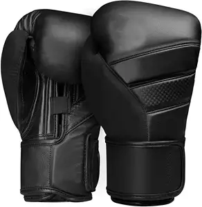 Gants de boxe avec logo personnalisé Gants de boxe d'entraînement en Pu durables de haute qualité en cuir 8oz 10oz 12oz 14 oz