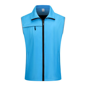 Customize Size Autumn zipper Fishing Vests Loose Men <b>Leisure</b> Coats Thin Outer <b>Tops</b> Men's Jackets Mens Vest Plus Size Waistcoat - Product Image 3