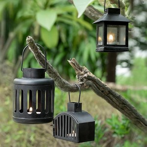 Luxury <b>Black</b> Metal Hanging <b>Lantern</b> For Home Outdoor Party Wedding Decoration in Affordable Price - Product Image 4