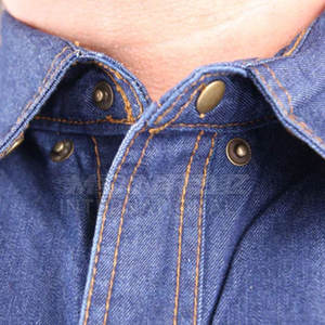 Uniforme de sécurité personnalisé pour l'industrie Chemise de soudage résistant à la flamme OEM Chemise de soudage 100% coton mélangé fr pour pétrole et gaz - Product Image 6