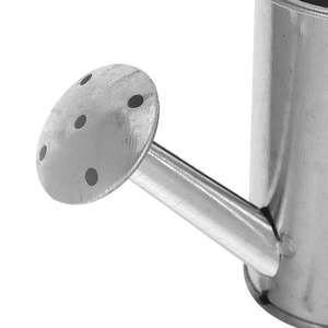 Arrosoir élégant en métal avec finition décorative Long bec poignée de transport facile grande capacité pour balcon jardin fleurs d'intérieur - Product Image 2