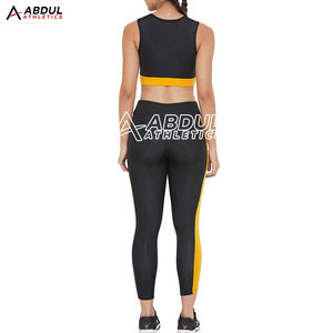 Conjunto de Yoga Cómodo con Material Elástico y Diseño Transpirable para Entrenamiento Físico y Actividades de Ejercicio Diario - Product Image 4