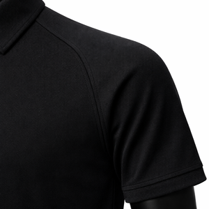 Polo Personalizado con Media Cremallera para Hombre, Manga Corta, Cuello con Cremallera, Venta al por Mayor, Fabricante OEM ODM - Product Image 4