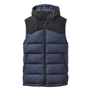 Gilet matelassé réversible léger pour homme, nouveau design, sans manches, imperméable, respirant, à séchage rapide, col en V, fermeture éclair - Product Image 2