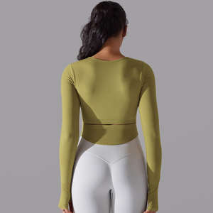 เสื้อยืดผ้ายืดแขนยาวสำหรับผู้หญิงเครื่องแบบพยาบาลชุดนักเรียนระดับพรีเมียม - Product Image 4