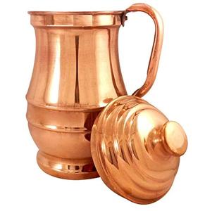 Jarra de Cobre Puro Martillada Moderna o Jarra de Cobre Hecha a Mano en India, Venta Directa de Fábrica OEM, Mayorista y Exportador - Product Image 6