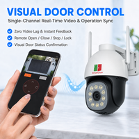 Kamera Gerbang Wifi BW900 Smartdoor, Kamera Keamanan Nirkabel Tahan Air untuk Luar Ruangan dengan Kontrol Pintu Gerbang
