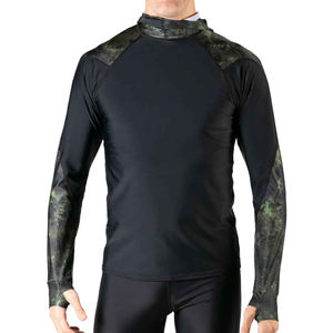 Latest High Quality Plain Compression Gym Shirt For Men Adult Boys <b>Rashguard</b> Lightweight Rash Guard Full Sleeves Men Rush Guard - Product Image 2