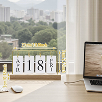 Calendario Personalizado 2025, Multifuncional, con Logotipo Personalizado, de Diseño Moderno, Duradero, Transparente, Acrílico, en Varios Colores, Precio al por Mayor