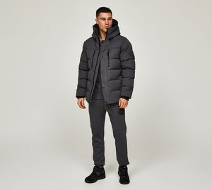 Veste d'hiver pour homme de haute qualité Deux tons avec brillance Veste en duvet légère à capuche Veste matelassée épaisse pour homme - Product Image 6