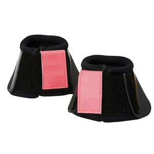 รองเท้าบูททรงกระดิ่งสำหรับม้าสวมใส่สบายมีสายจูงแบบไม่เลี้ยว - Product Image 3