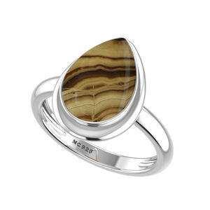 Anillo de Plata de Ley 925 con acabado alto, ajuste de bisel, Schalenblende, mezcla de piedras preciosas, formas, fiesta de boda clásica, moda - Product Image 4