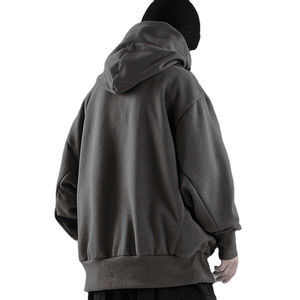 Pull-over lourd avec logo personnalisé Sweats à capuche et sweat-shirts pour hommes Sweats à capuche de luxe en molleton de coton et polyester de haute qualité - Product Image 2