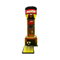 Machine de boxe arcade Iron Arcade avec interface en anglais, fonctionne à pièces, gagnez des billets chanceux à chaque coup, test de force