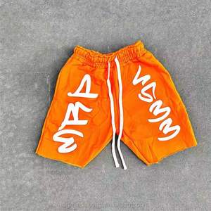 <b>Men's</b> Custom Summer <b>Sweat</b> Cotton <b>Shorts</b> 3D Puff Print Streetwear Jogger <b>Shorts</b> by rafel mart industries - Product Image 1