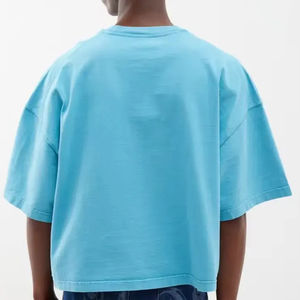 เสื้อยืดคอกลมผ้าฝ้าย100% สำหรับผู้ชายซักกรดไซส์ใหญ่พิเศษพิมพ์ลายดิจิทัลโลโก้ตามสั่ง - Product Image 3