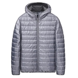 Chaqueta de plumón para hombre, Parkas cálidas con relleno informal, abrigos acolchados ligeros para hombre, novedad de invierno en ropa externa estética 2025 - Product Image 4