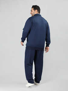 Chándal informal para hombre con logotipo personalizado OEM, chándal de invierno de poliéster de dos piezas para hombre - Product Image 5