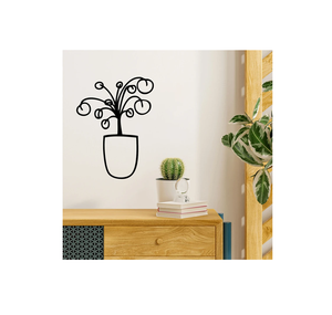 Tenture murale décorative en métal Art mural en métal abstrait Tenture murale décorative en métal décoré - Product Image 1