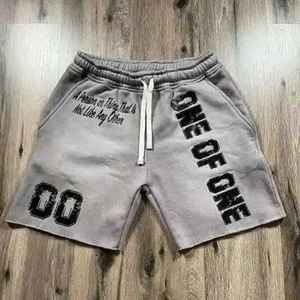 กางเกงขาสั้นซับเหงื่อสำหรับฤดูร้อนใส่ได้ทั้งชายและหญิงกางเกงขาสั้นสำหรับผู้ชายและ2025ผ้าคอตตอนรุ่นเฮฟวีเวตใส่สบายออกแบบโลโก้ได้ตามต้องการ - Product Image 2