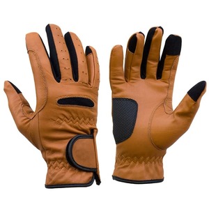 Fabricant professionnel avec votre logo de conception coupe parfaite bas prix logo personnalisé meilleure vente pour les gants d'équitation - Product Image 3