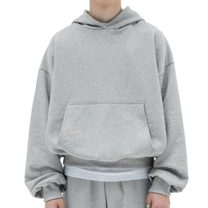 Sudadera con capucha y sudadera con logotipo personalizado en blanco de algodón de secado rápido de alta calidad OEM Sudadera con capucha de lujo Sudadera duradera de gran tamaño - Product Image 5