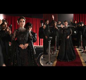 2025 nureh ชุดเดรสผ้าชีฟอง4ชิ้นตกแต่งและปักลายหรูหราพร้อมชุด dupatta pakistani salwar kameez - Product Image 5