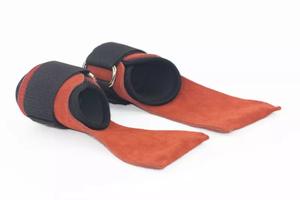 GAF Custom Cowhide Palm Protector Hand Guard Levantamiento de pesas Grip Fingerless Gym Hand Grips para levantamiento de pesas - Product Image 5