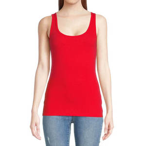 Débardeur personnalisé en tricot sans manches à col en V OEM Femmes Logo court à l'avant respirant à la mode Design Streetwear décontracté - Product Image 5