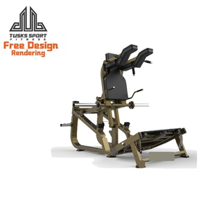 Équipement de fitness commercial pour la gymnastique, machine à squats <span class=keywords><strong>YONGWANG</strong></span> à plaques de poids en acier, capacité maximale de 450 kg, entraînement des jambes et du bas du corps - Product Image 1