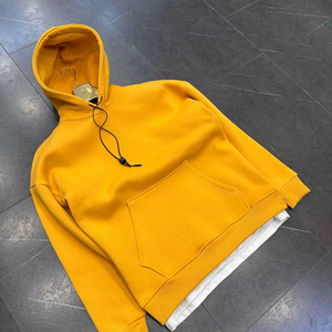 Sweat-shirt basique pour homme à manches longues et col rond Pull décontracté en coton polaire - Product Image 1