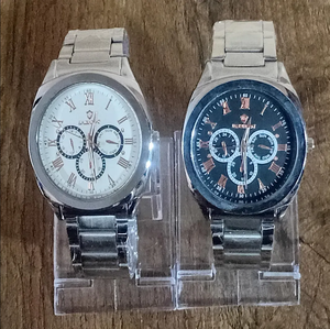 Montres à quartz de luxe pour hommes au meilleur prix, montre-bracelet en acier inoxydable tendance - Product Image 5
