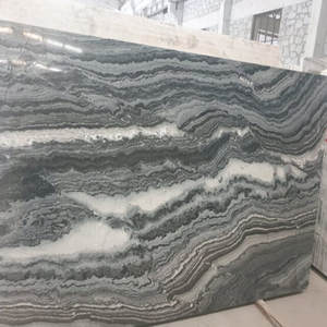 Prix d'usine, marbre noir mercure naturel, grande dalle polie, îlots de cuisine intérieurs, rénovation de hall commercial - Product Image 1