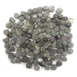 Haute qualité 50 pièces en vrac pierres précieuses pierre de soleil noire cristal brut taille naturelle 6-8 MM non traité - Product Image 1