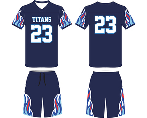 Ventes en gros de tenues de football américain 7 contre 7 à transfert thermique pour adultes, maillots de compression, logo personnalisé, service OEM, Pakistan - Product Image 6