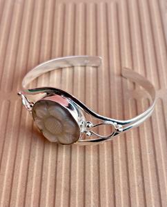 Bracelet et bracelet faits à la main en nacre en argent sterling 925 Belles femmes Bracelet et bracelet - Product Image 4