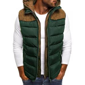 Chaquetas sin mangas de invierno para hombre con capucha 2025 nueva moda Otoño cremallera chaleco frío estilo coreano bordado prendas de vestir exteriores masculinas - Product Image 6