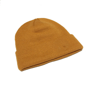 Venta al por mayor de alta calidad 100% algodón gorro de invierno sólido suave cálido con logotipo personalizable diseño gorro - Product Image 5