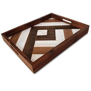 Plateau décoratif de forme carrée vaisselle décoration de table plateau de service cuisine restauration utilisé plateau de service décoratif - Product Image 5