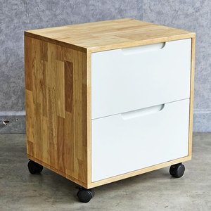 ตู้เก็บเงินข้างเตียงไม้ยางพาราสมัยใหม่ 50x40x56 ซม. รุ่น TDG6804 - Product Image 2