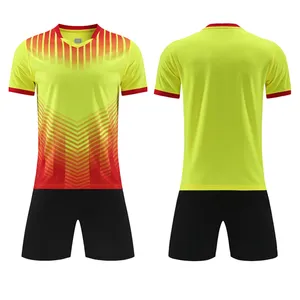 Mens Workout Clothing Customized Printing Foot Ball Uniform Men Soccer Jersey Set For Kids Uniforme De Football Americano