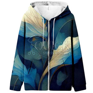 Service OEM Impression de logo personnalisé respirant hiver logo avant à capuche femmes sweats à capuche contraste de couleur vente en gros - Product Image 1
